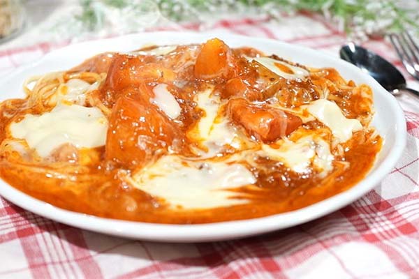 ラヴィット 悪魔のミートソースパスタの作り方 こがけん考案 とろけるスライスチーズの簡単アレンジレシピ Destiny Life